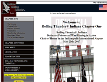 Tablet Screenshot of indianarollingthunder.com